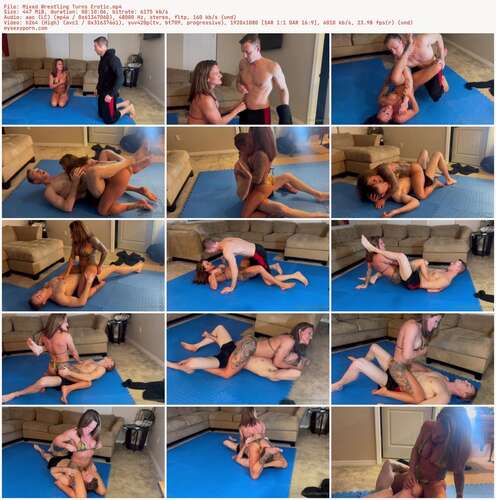 Tapered Physique - Mixed Wrestling Turns Erotic 1080p - Preview
