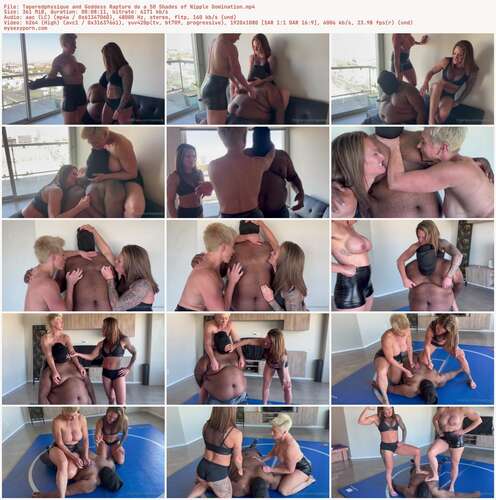 Tapered Physique - Taperedphysique And Goddess Rapture Do A 50 Shades Of Nipple Domination 1080p - Preview