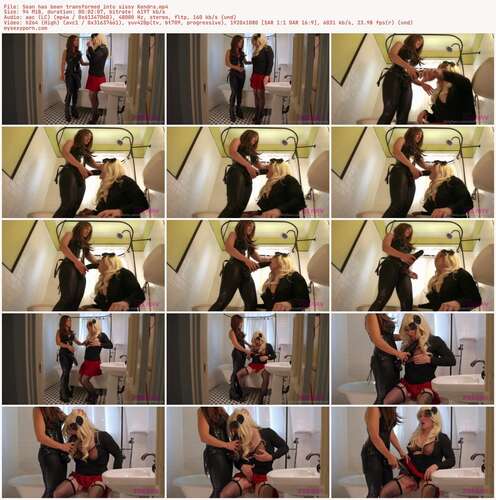 Mistress Stellina Obscura - Sean Has Been Transformed Into Sissy Kendra 1080p - Preview