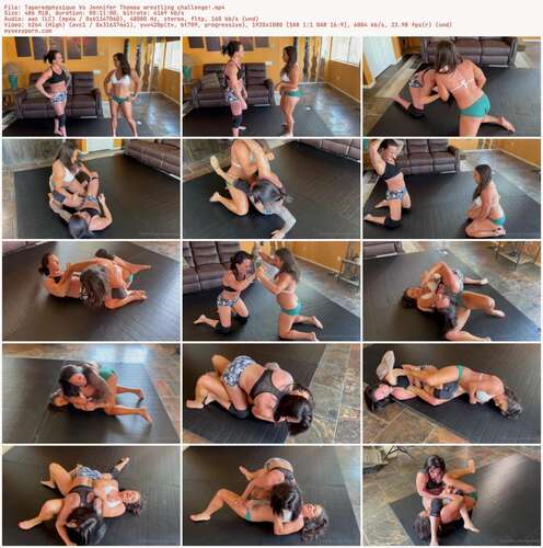 Tapered Physique - Taperedphysique Vs Jennifer Thomas Wrestling Challenge! 1080p - Preview