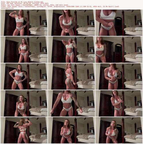 Tapered Physique - Sexy Flexing In My Lacy Bikini Custom 1080p - Preview