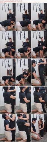 Dominatrix Rocio - My Slave Worships My Feet When I Come Home From Training Part 1 1280p - Preview