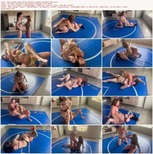 Tapered Physique - Sexy Fight With Dirty Tactics Featuring Ruby Blue 1080p - Preview