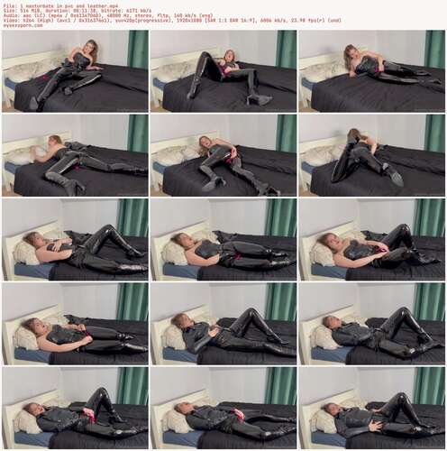 Kinky Navlia - I Masturbate In Pvc And Leather 1080p - Preview
