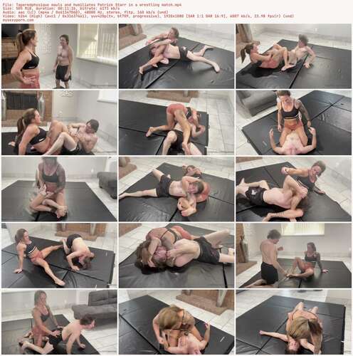 Tapered Physique - Taperedphysique Mauls And Humiliates Patrick Starr In A Wrestling Match 1080p - Preview