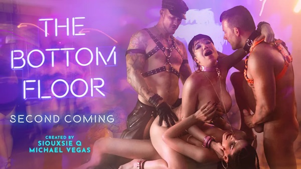 Little Puck, Casey Calvert, Alison Rey, Aiden Starr, Codi Vore - The Bottom Floor: Second Coming FullHD 1080p