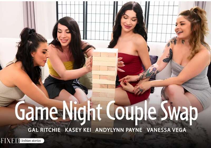 Vanessa Vega, Kasey Kei, Gal Ritchie, Andylynn Payne - Game Night Couple Swap FullHD 1080p