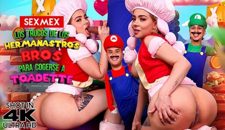 Nicole Zurich - The Bros' Tricks To Fuck Toadette FullHD 1080p