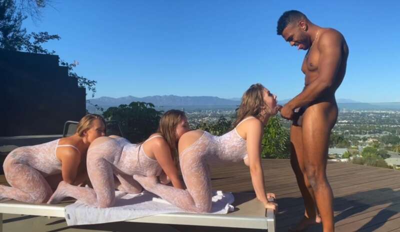 AJ Applegate, Lena Paul, Laney Grey - 1 BBC for 3 Girls FullHD 1080p